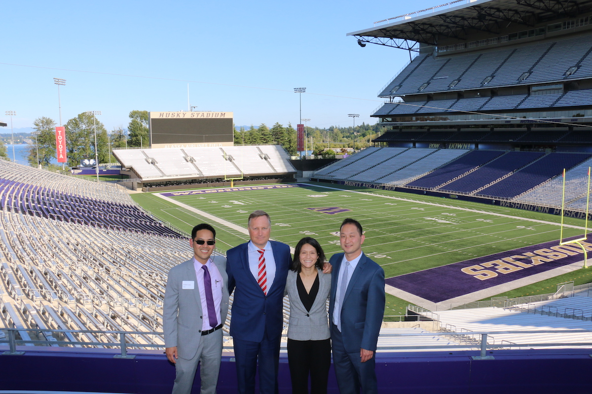 Sports Medicine Team at Husky Stadium for Garrick Lecture