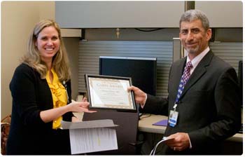 Dr. Warme, UW Medicine Cares Award