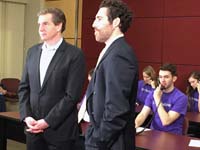 Dr. Adam Sassoon filming KOMO 4 Healthworks segment 