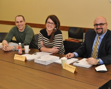 Drs. Darin Davidson, Laura Stoll and Reza Fibroozabadi