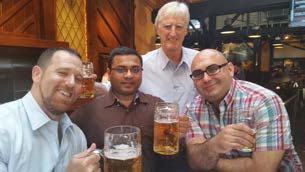 Dr. Ted Wagner and fellows